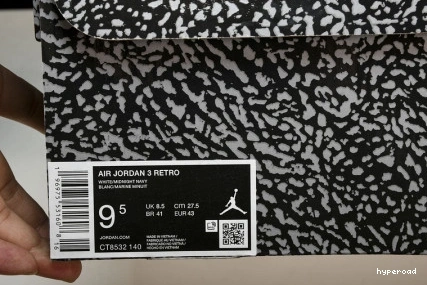 Hyperoad Air Navy” “Midnight Jordan 3 1119